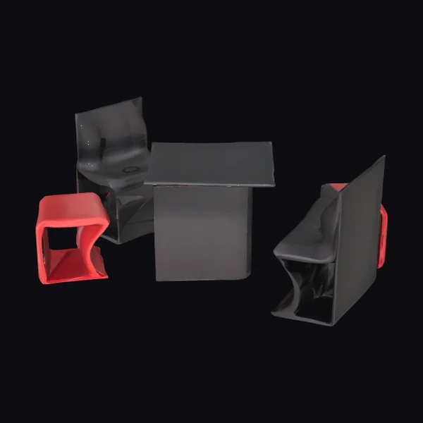 Carbon Fiber Table Set