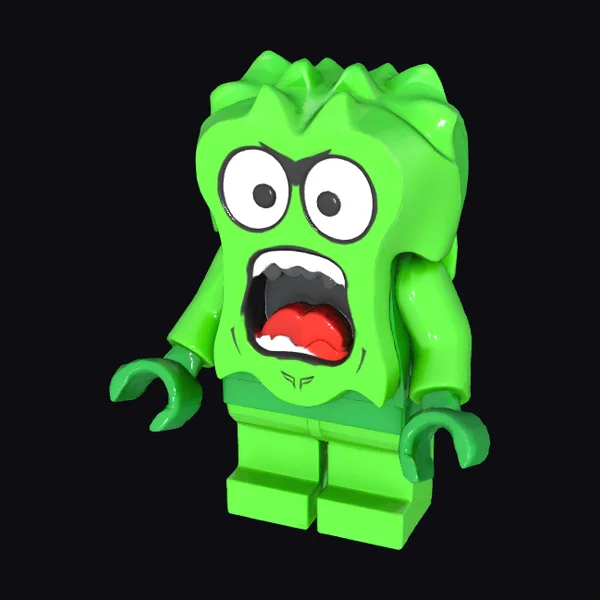 Green Monster Minifigure