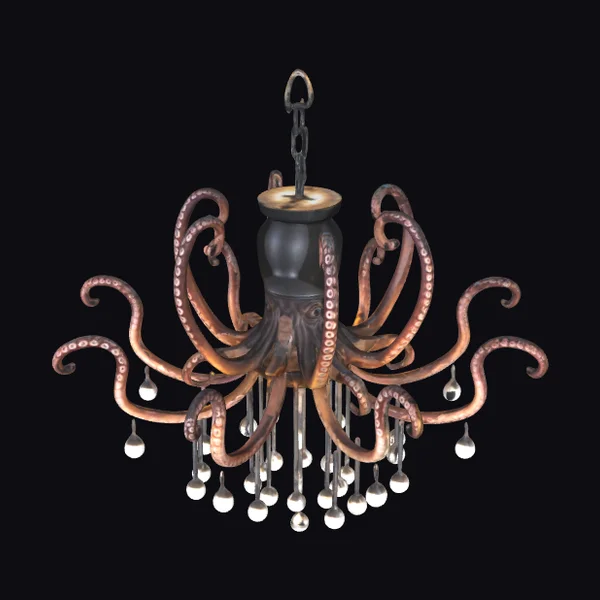 Tentacled Ceiling Fixture