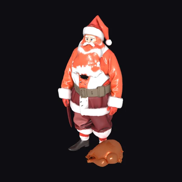Santa with Pig