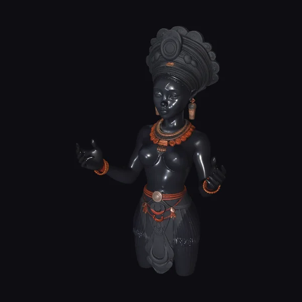 African Woman Statue