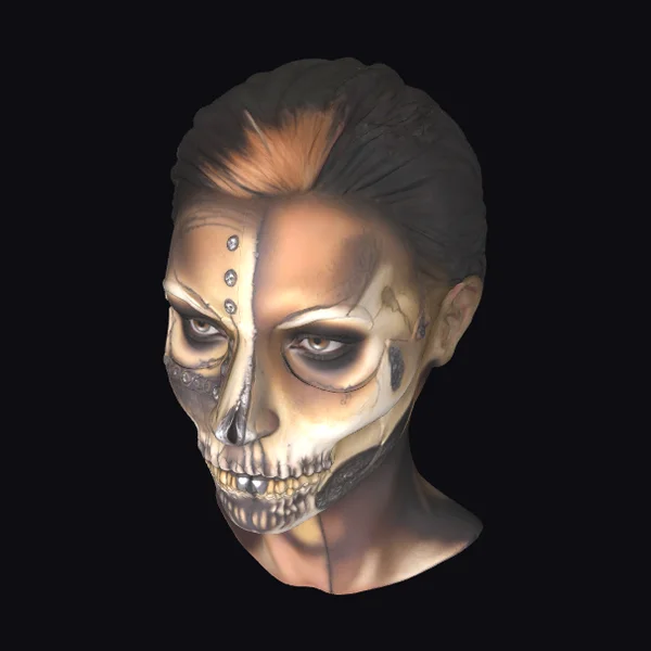 Woman Skull Face Mask