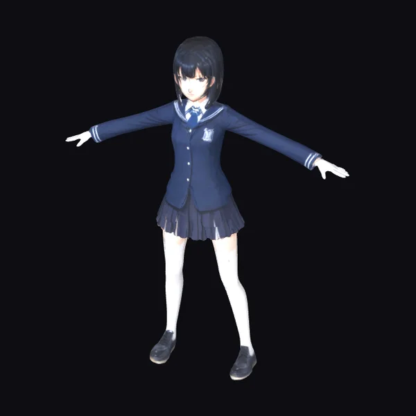 Anime School Girl Uniform