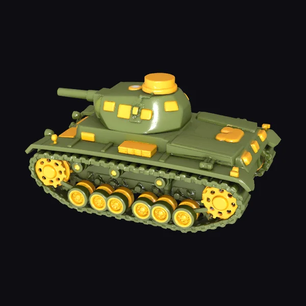 Toy Panzer Tank Model