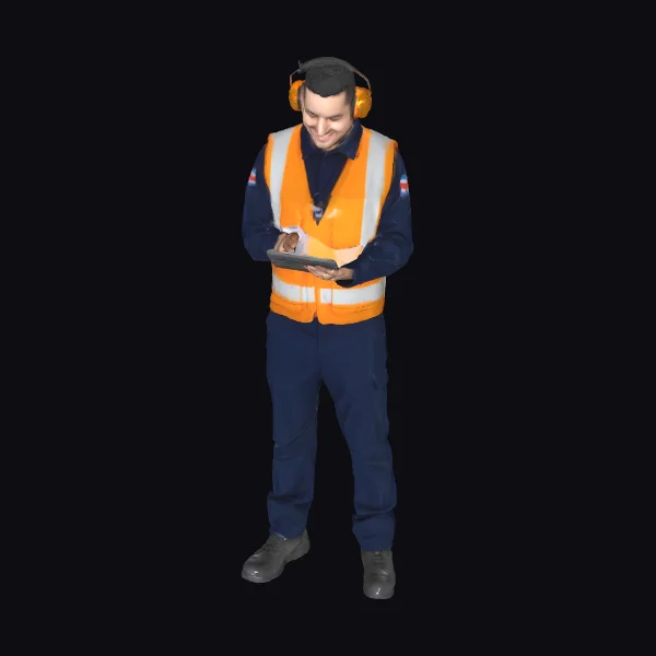 Man in Safety Vest
