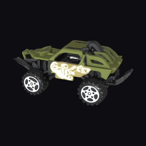 Green Toy Army ATV
