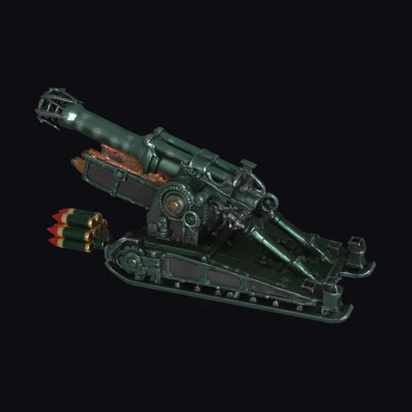 Dark Green Artillery Cannon