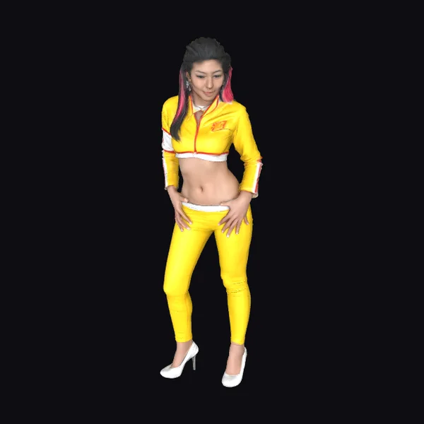 Yellow Racing Event Hostess