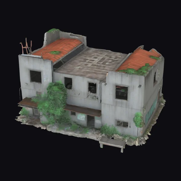 Abandoned Post Apocalyptic Building