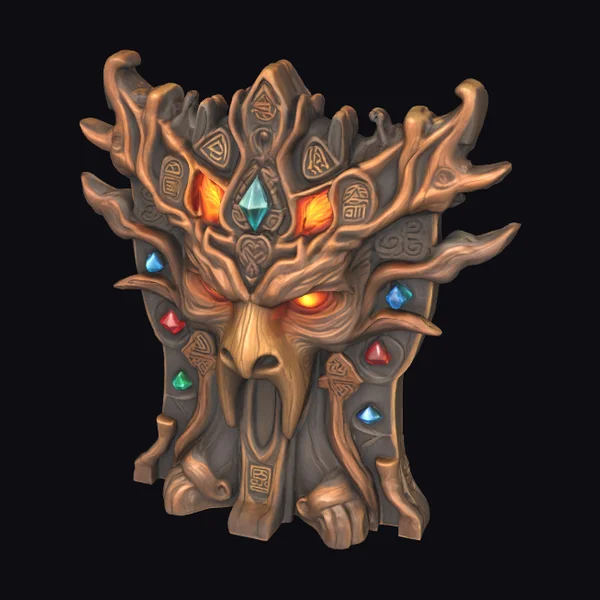 Ancient Tree Face Emblem