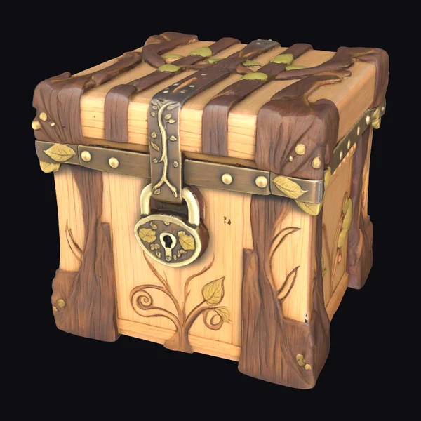 Wooden Treasure Chest