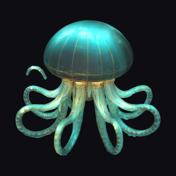 Biomechanical Jellyfish Creature