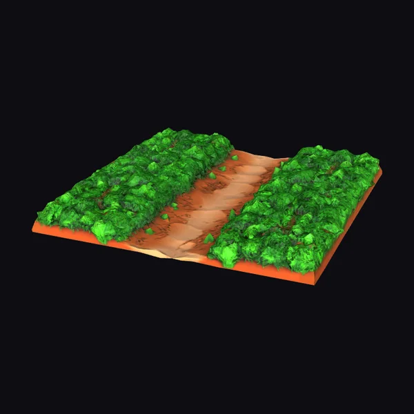 Worn Earth Path Terrain