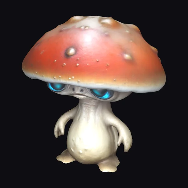 Cute Mushroom Alien