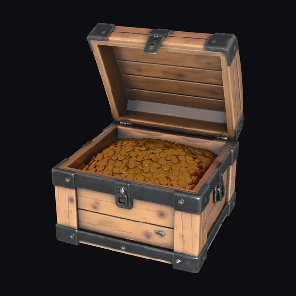 Wooden Treasure Chest