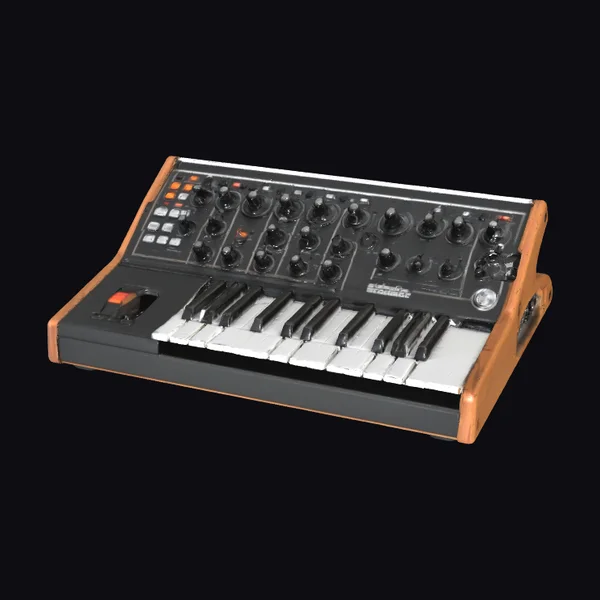 Wooden Synthesizer Keyboard