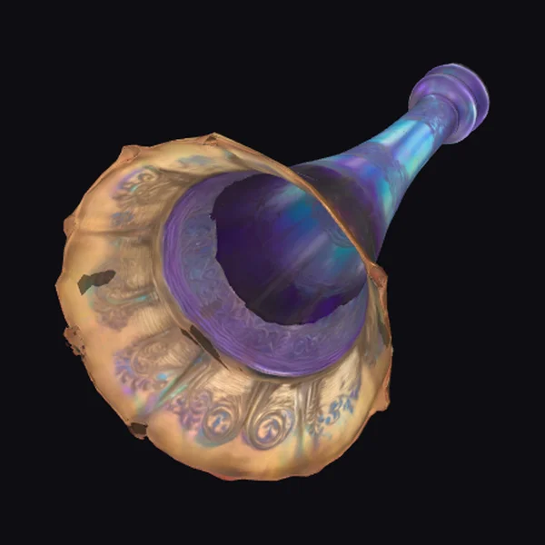 Iridescent Shell Horn