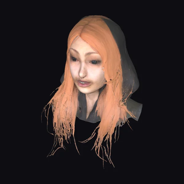 Woman with Hooded Face