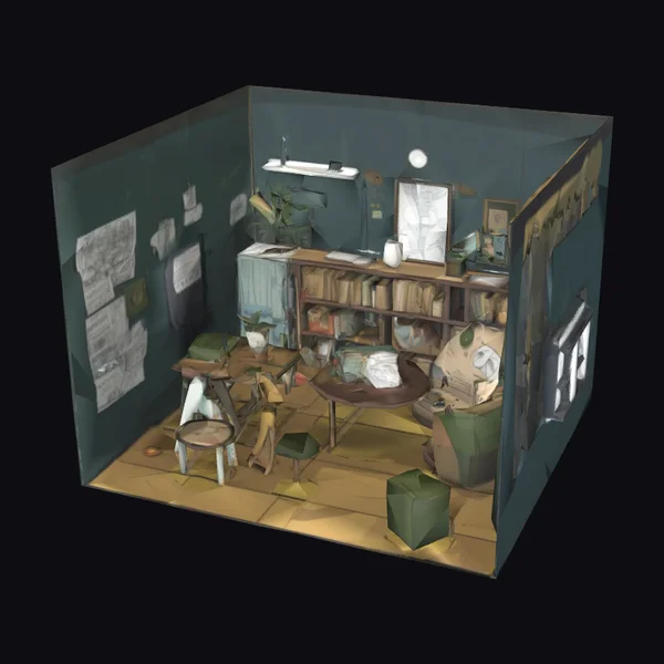 Cozy Music Room Interior