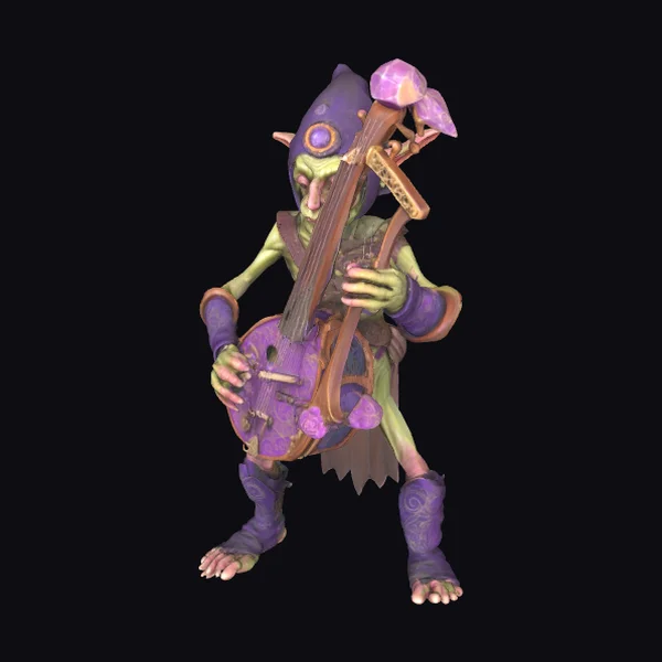 Purple Goblin Musician