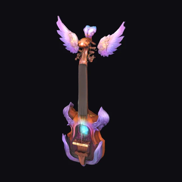 Winged Crystal Violin