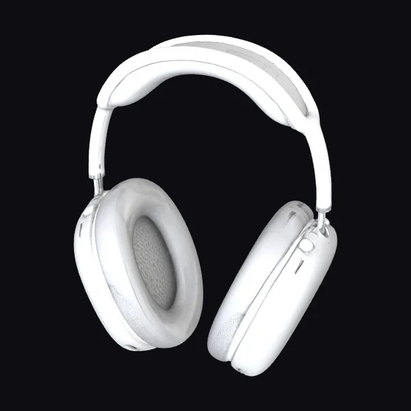 Wireless White Headphones