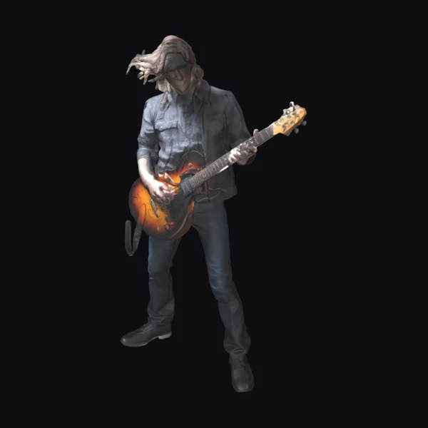 Rock Musician in Action