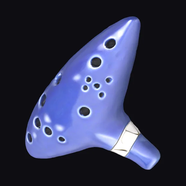 Blue Ocarina Instrument