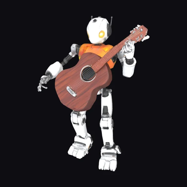 Robot with Acoustic Guitar