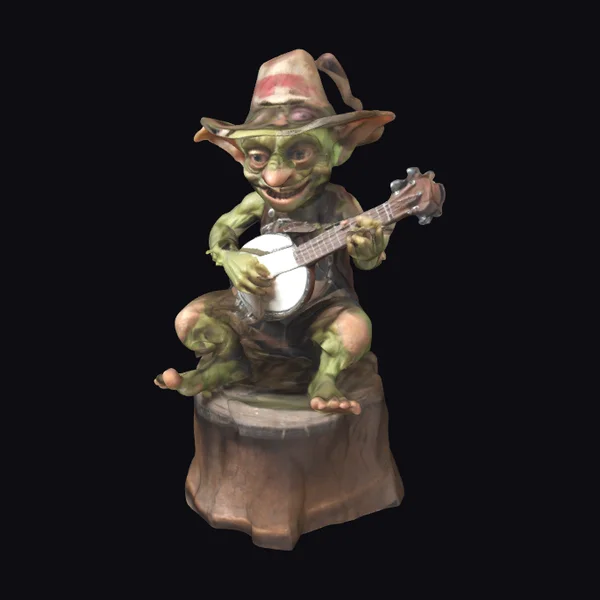 Goblin Playing Banjo