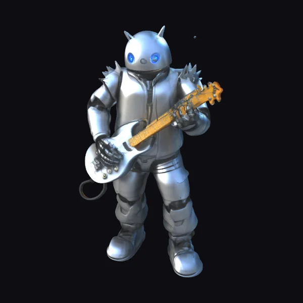 Android Robot Guitarist