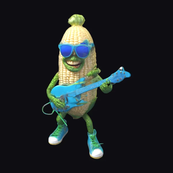 Anthropomorphic Corn Musician