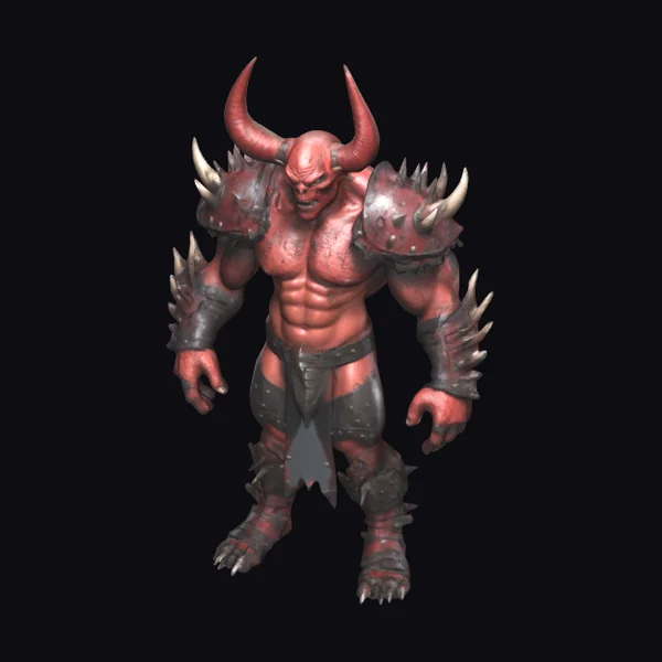 Albino Demon Football Player