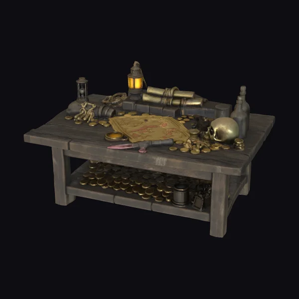 Pirate's Treasure Desk