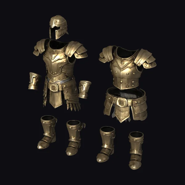 Ancient Gold Armor Set