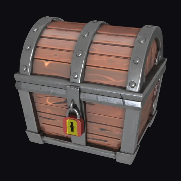 Wooden Treasure Chest