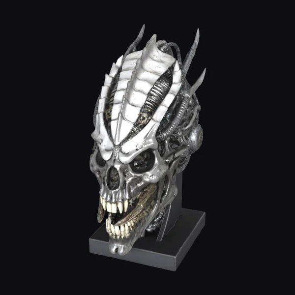 Biomechanical Alien Skull