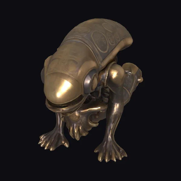 Ancient Alien Metallic Creature