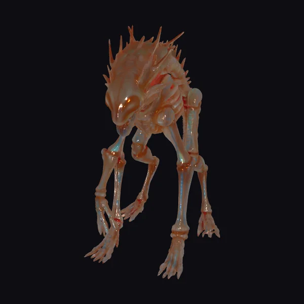 Bioluminescent Quadruped Creature