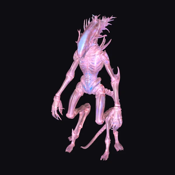 Bioluminescent Quadruped Creature