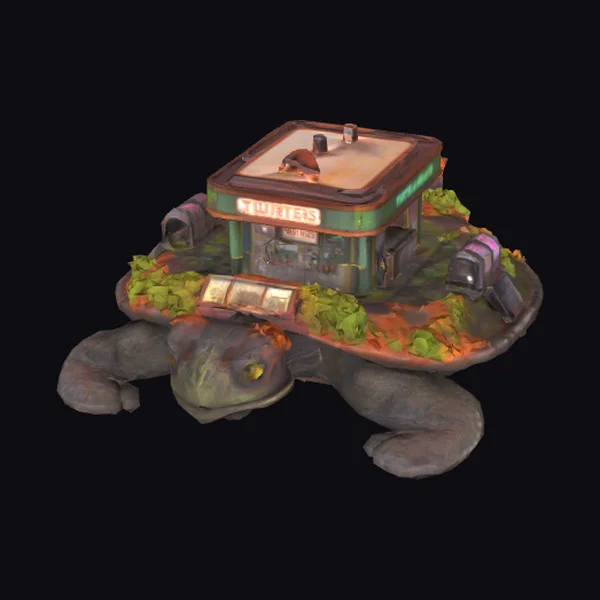 Abandoned Alien Gas Station