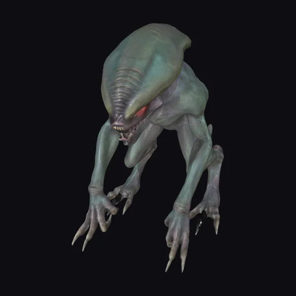 Alien Creature with Red Eye