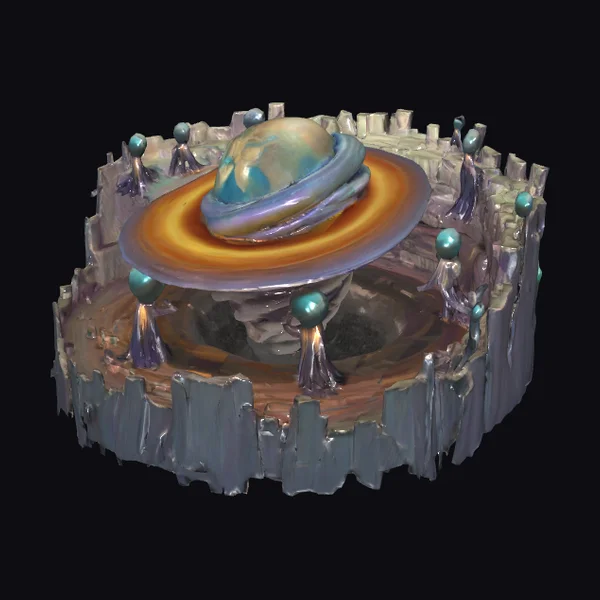 Alien Planetary Ritual Site