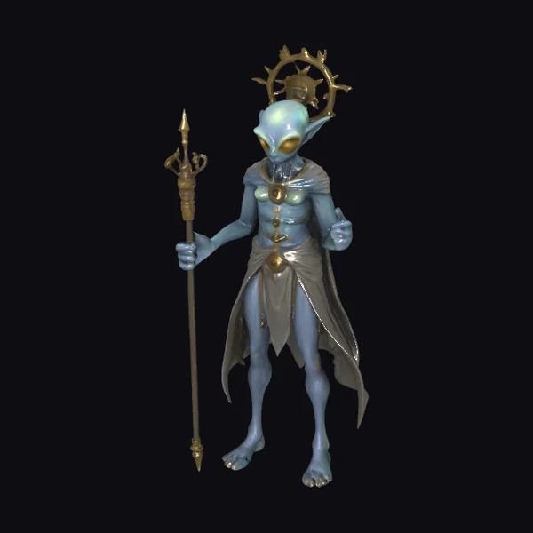 Alien Human Hybrid Being