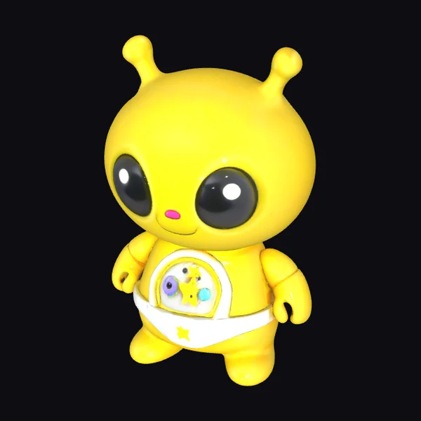 Cute Alien Toy Figure