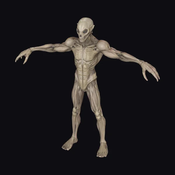 Alien Skeleton Creature