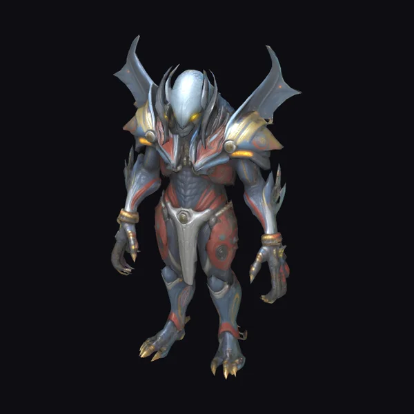 Alien Warrior with Mask