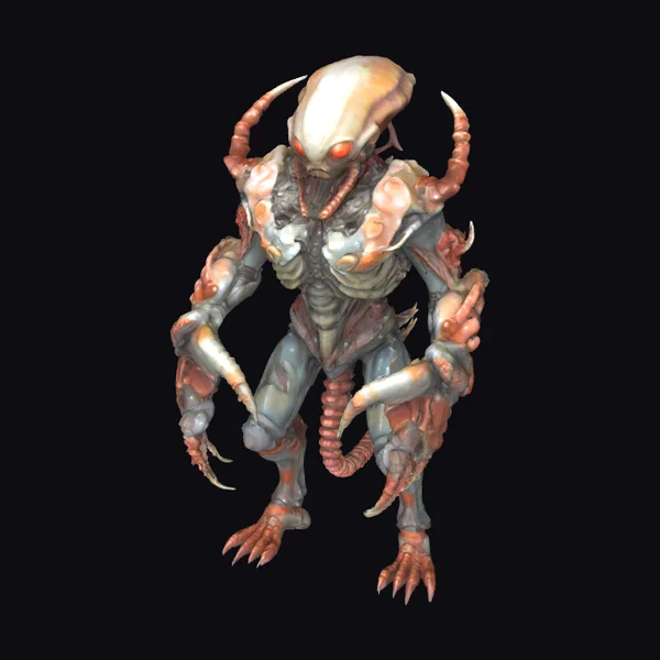 Crab Warrior Alien Hybrid