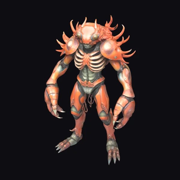 Crab Warrior Hybrid Alien
