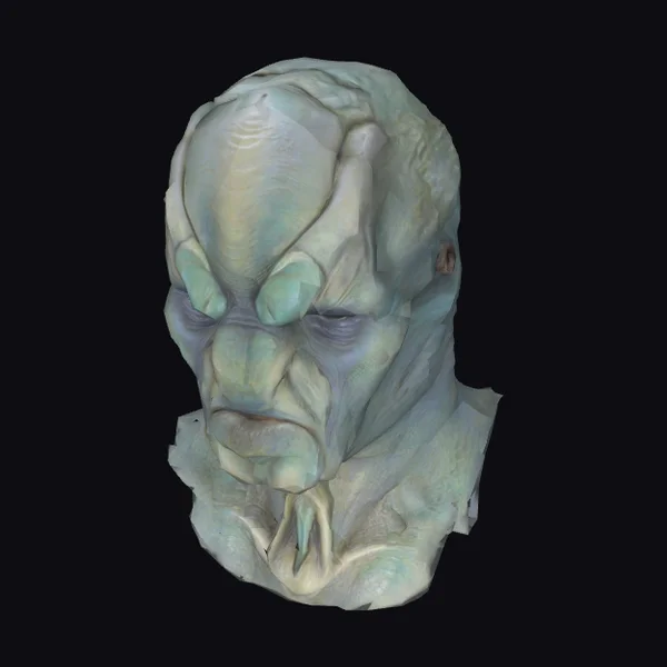 Alien Creature Head